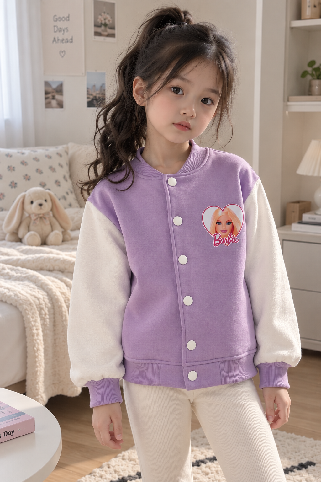Lila Barbie Kolej Ceket