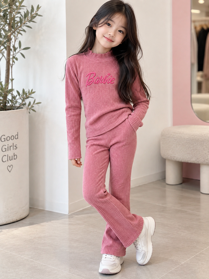 Rose Barbie Balıkçı Yaka Takım