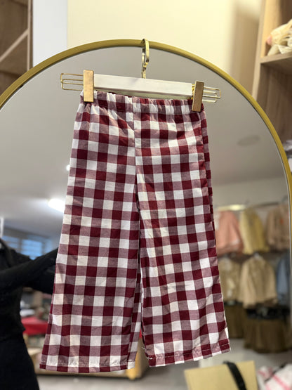 Feyza Kids Özel Koleksiyon Bordo Pantolon