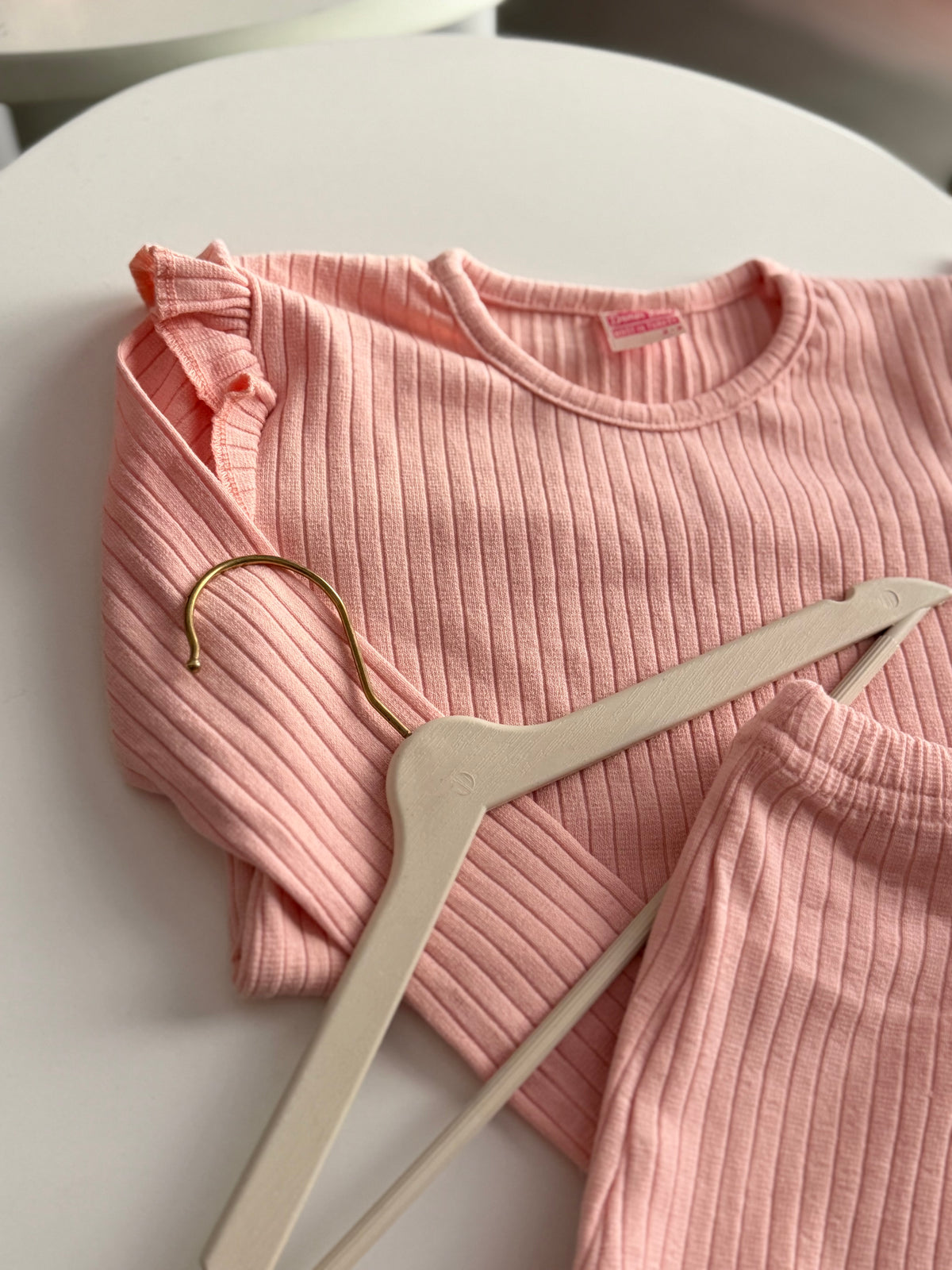 Toz Pembe Taytlı Takım