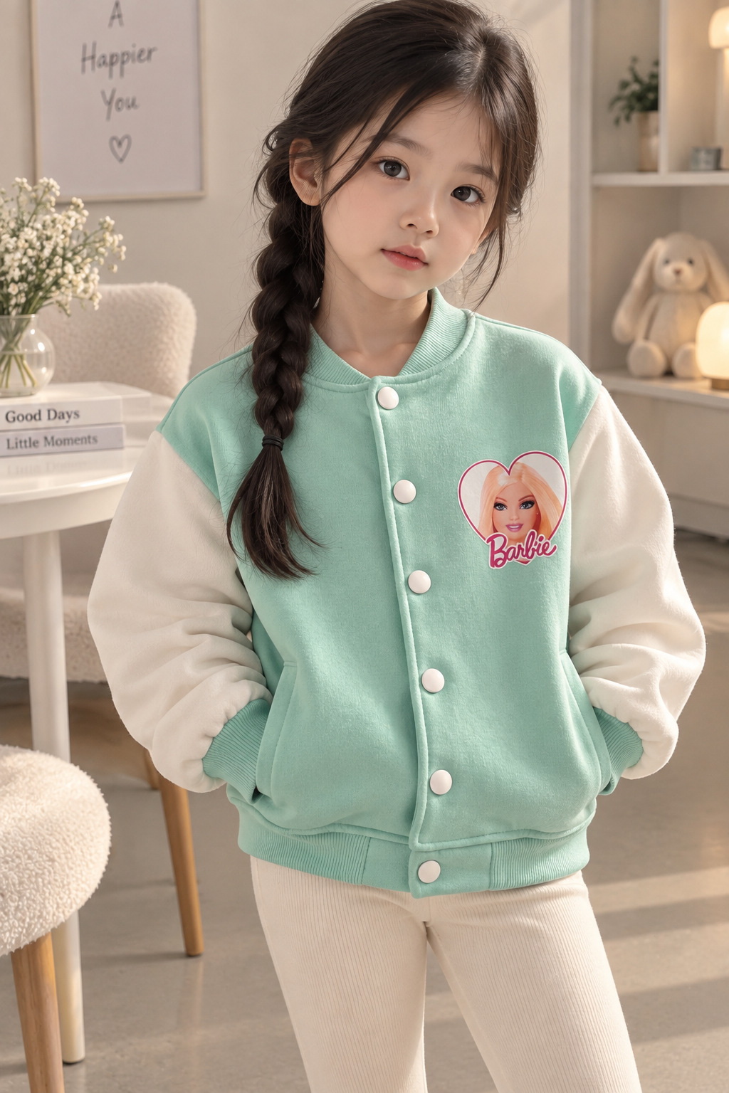 Mint Yeşili Barbie Kolej Ceket