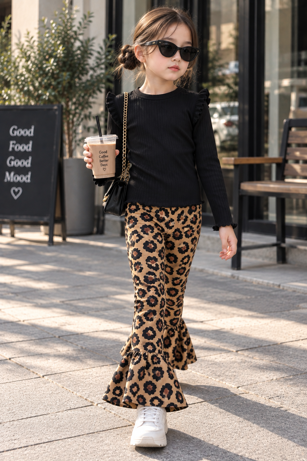 Leopar İspanyol Tayt