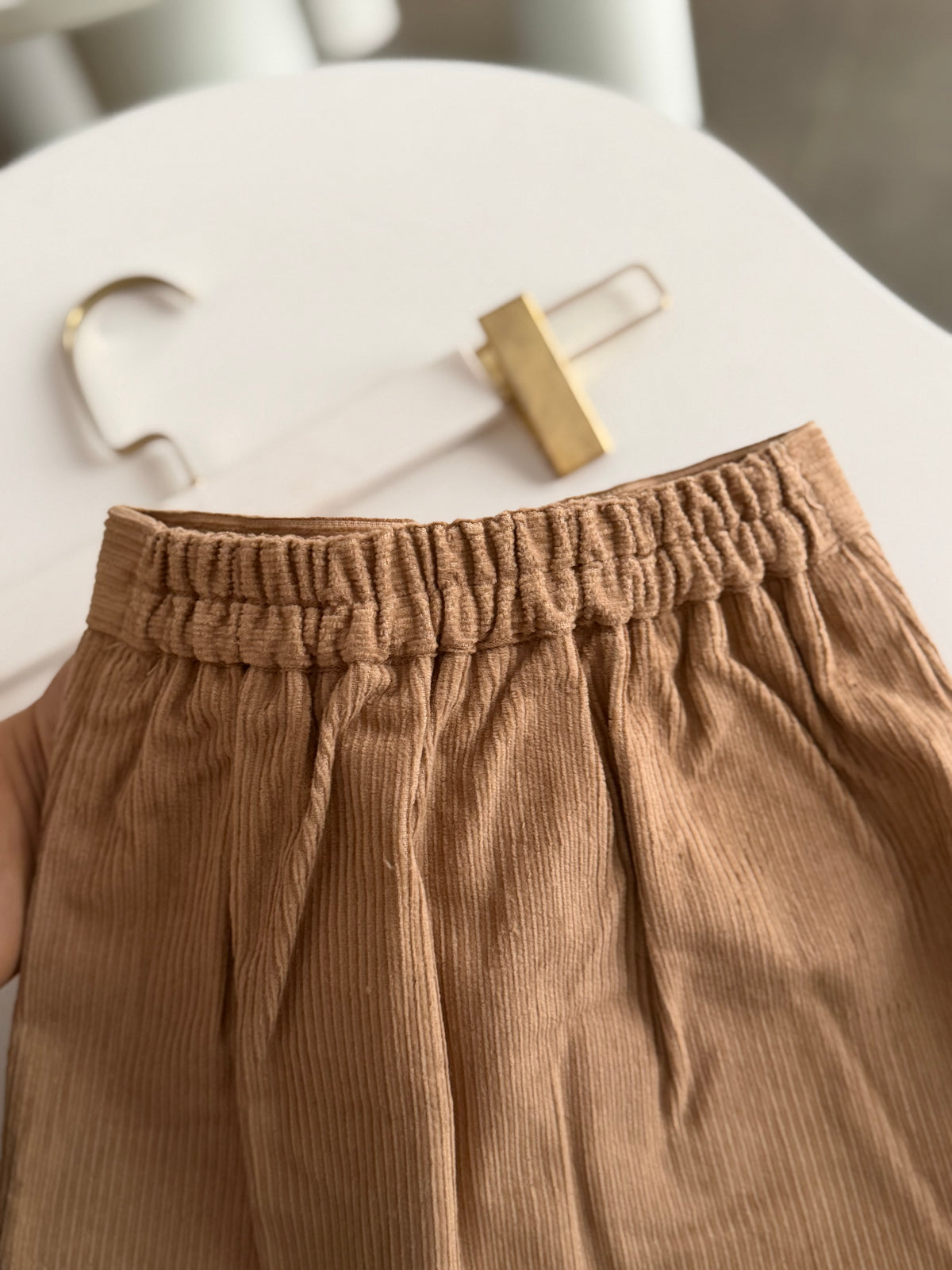 Kadife Etek Camel