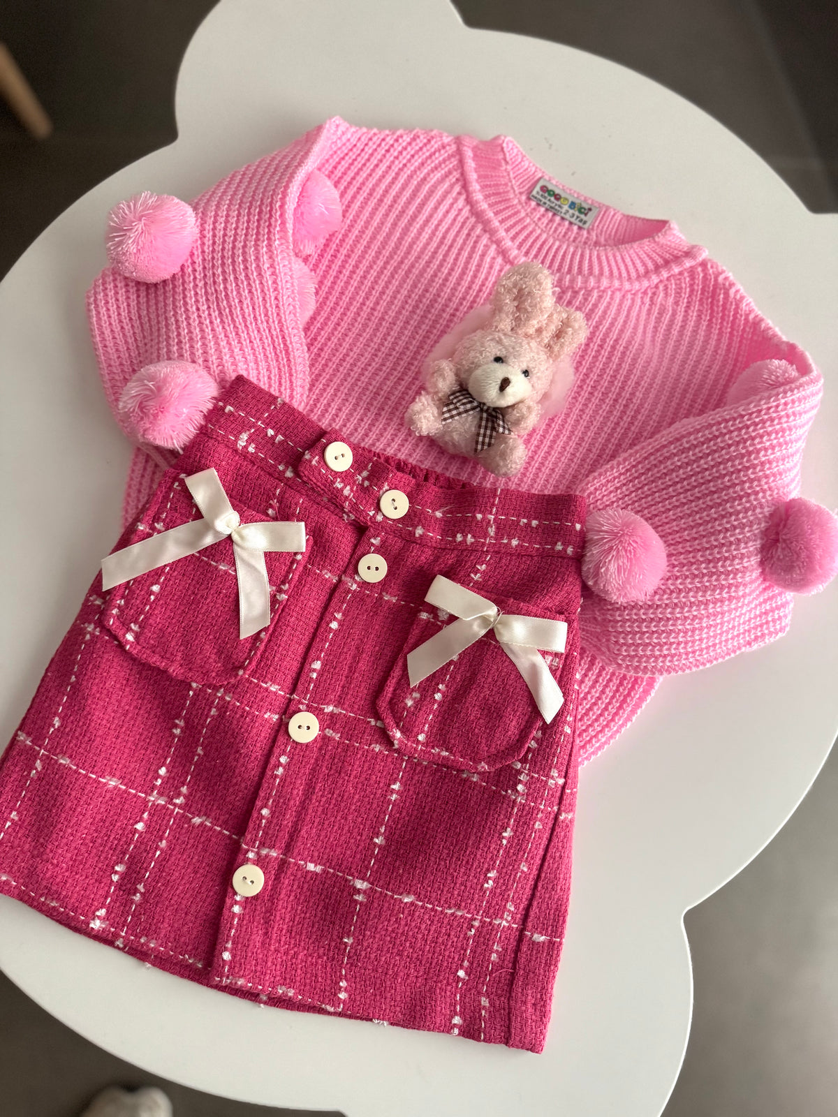 Pink Teddy Kombin