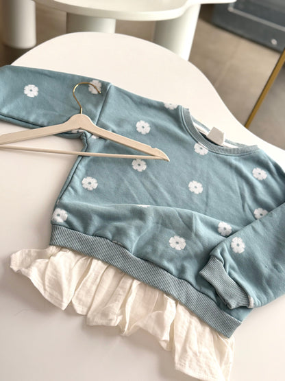 Çiçek Baskılı Sweat