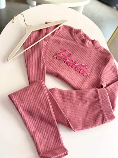 Rose Barbie Balıkçı Yaka Takım