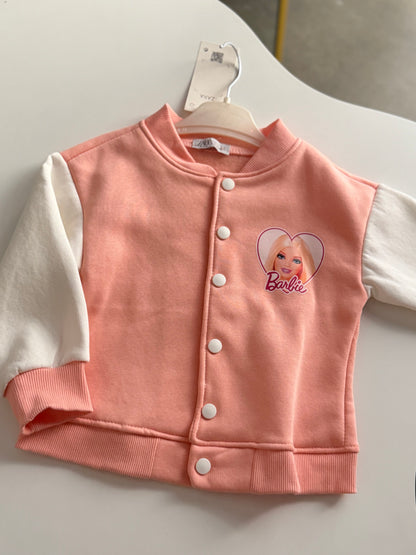 Yavruağzı Barbie Kolej Ceket