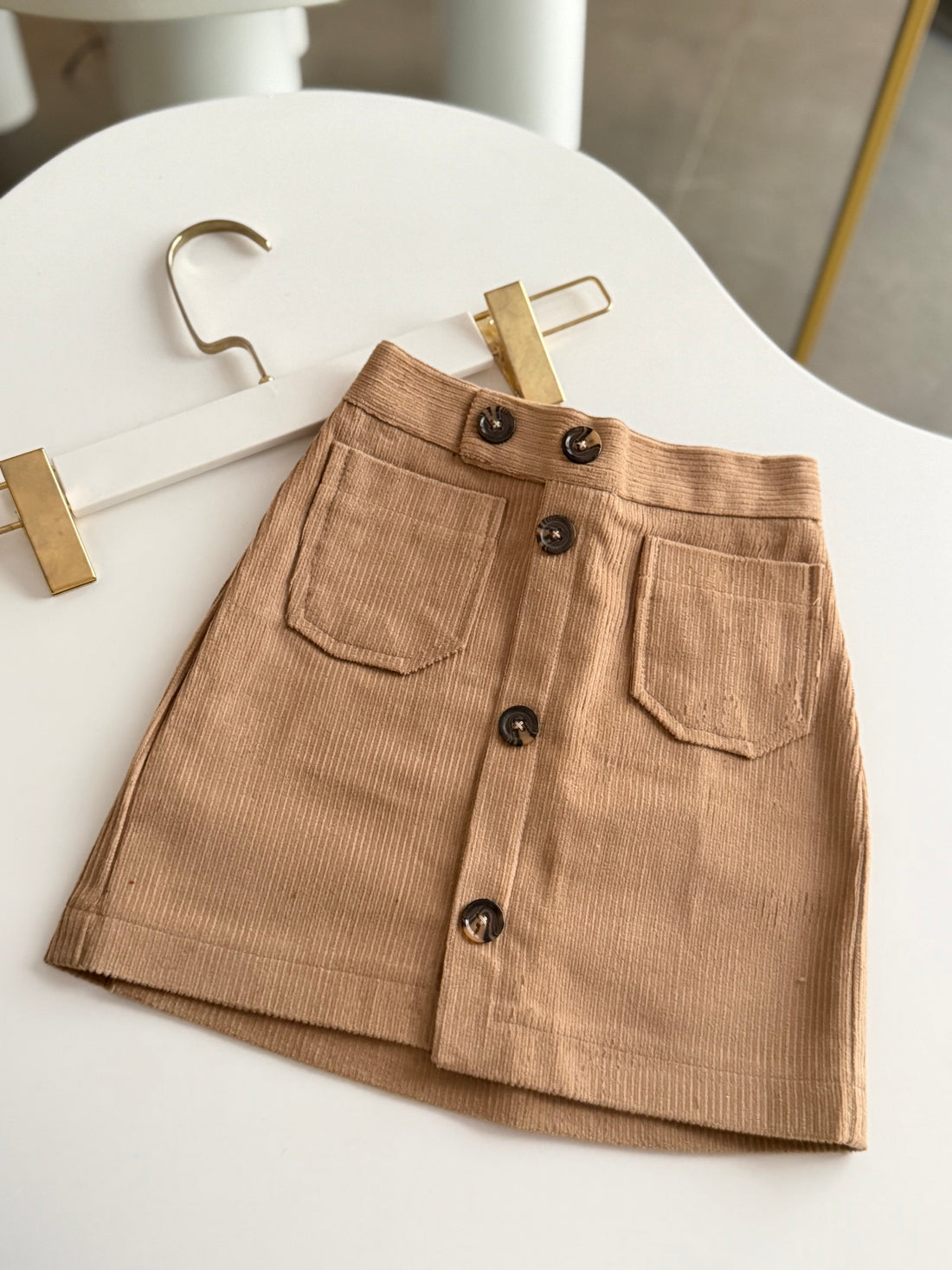 Kadife Etek Camel