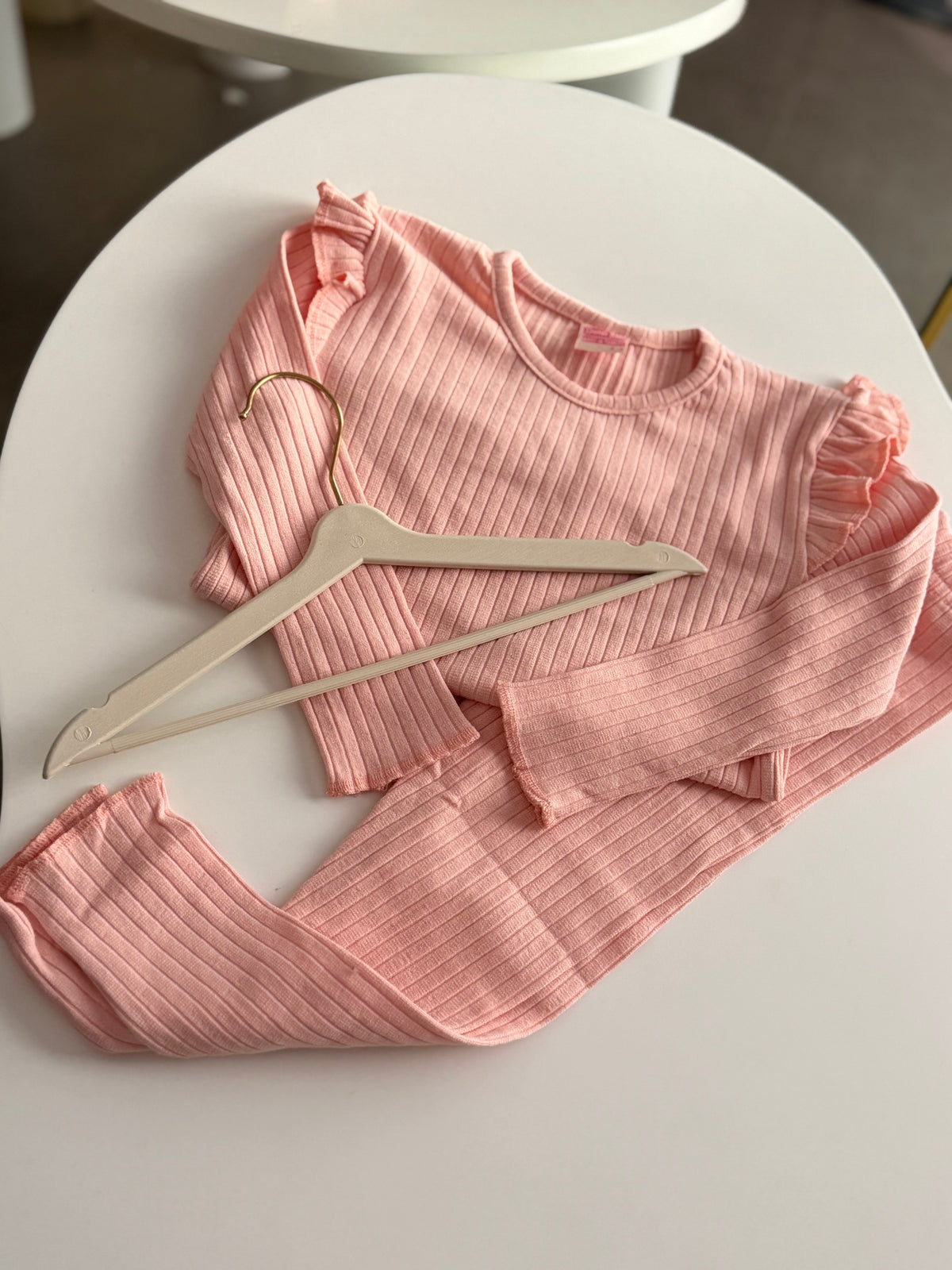 Toz Pembe Taytlı Takım