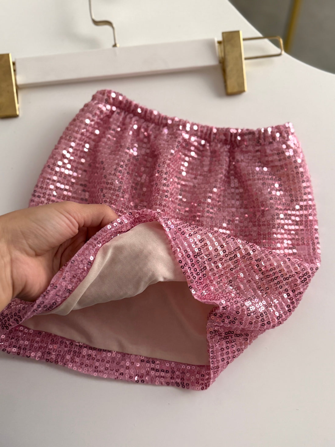 Pembe Payet Etek