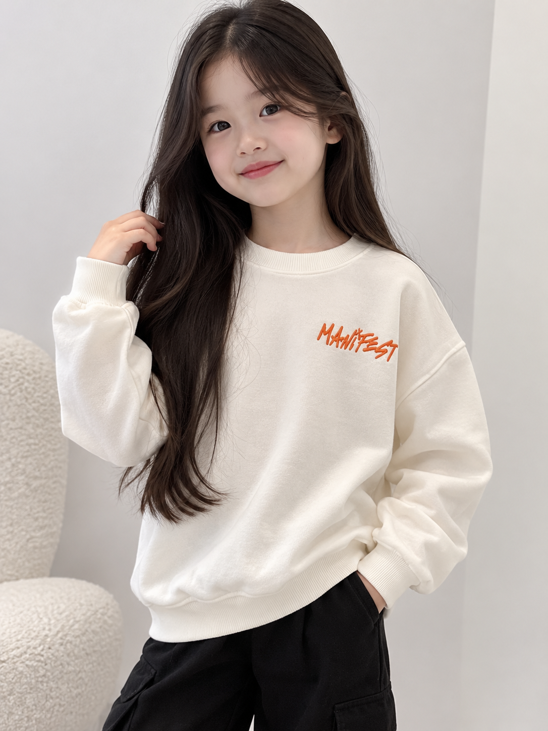 Manifest Baskılı Sweatshirt