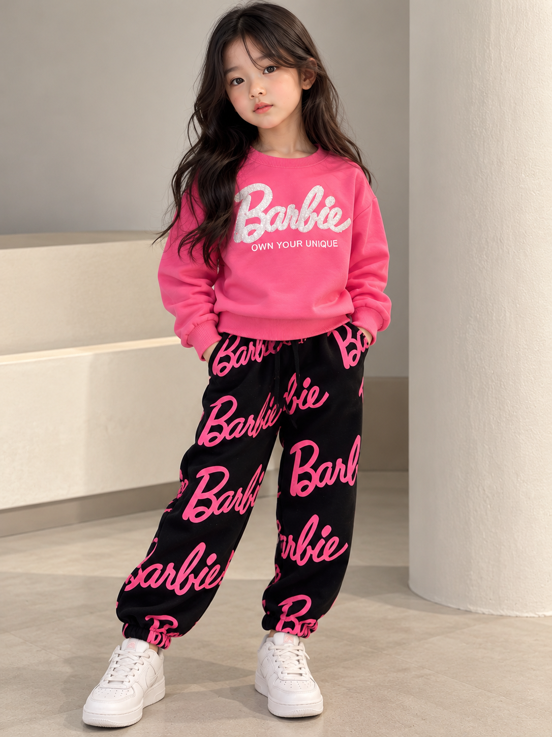 Barbie 2 İplik Eşofman Takımı