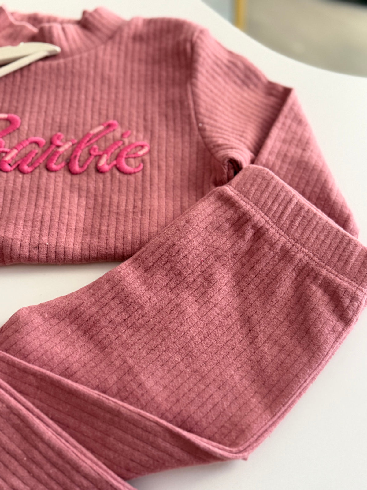 Rose Barbie Balıkçı Yaka Takım