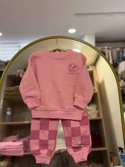 Rose Dama Desen Eşofman Takımı