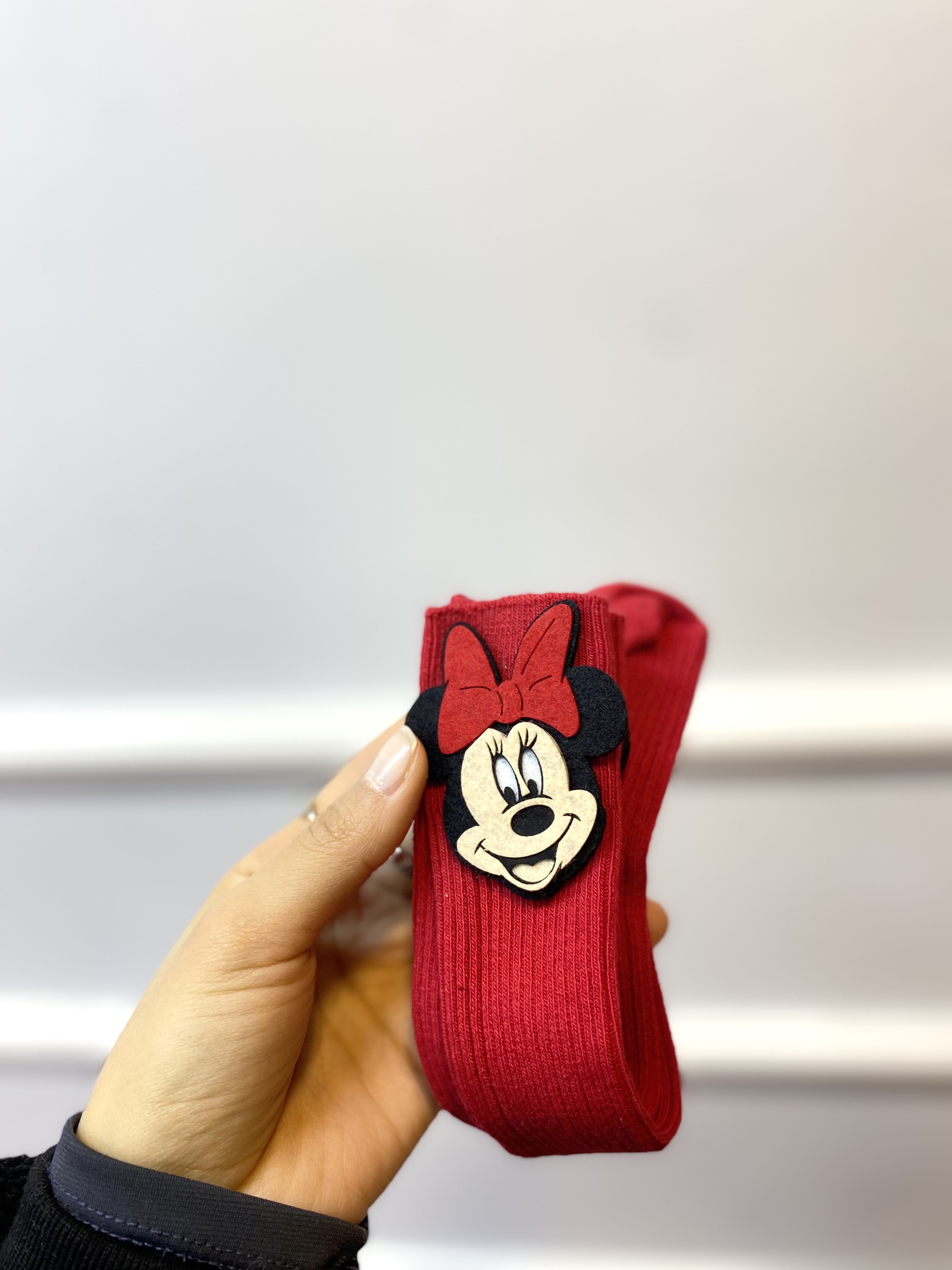 Kırmızı Mickey Diz Altı