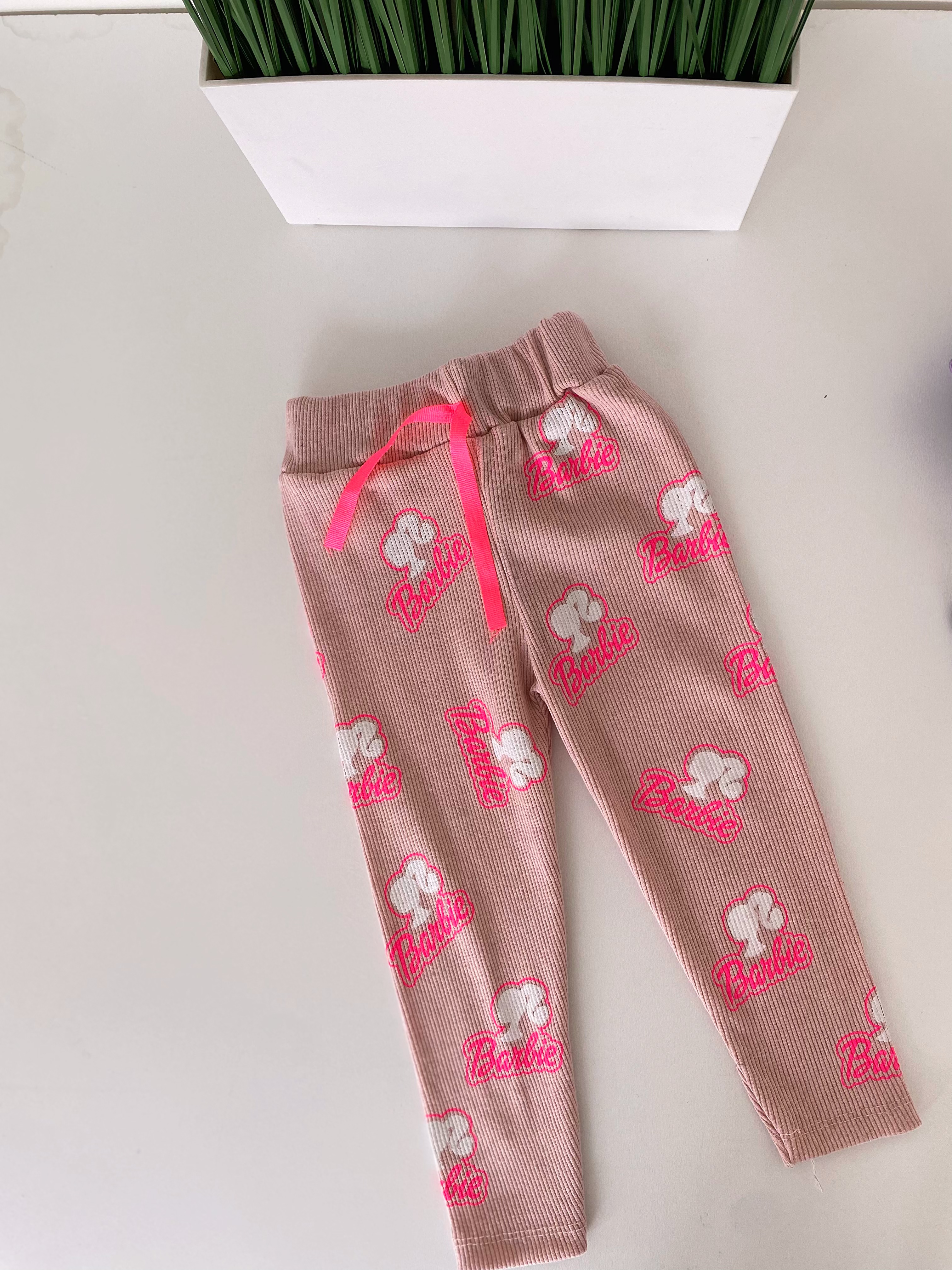 Soft Pembe Fitilli Barbie Tayt