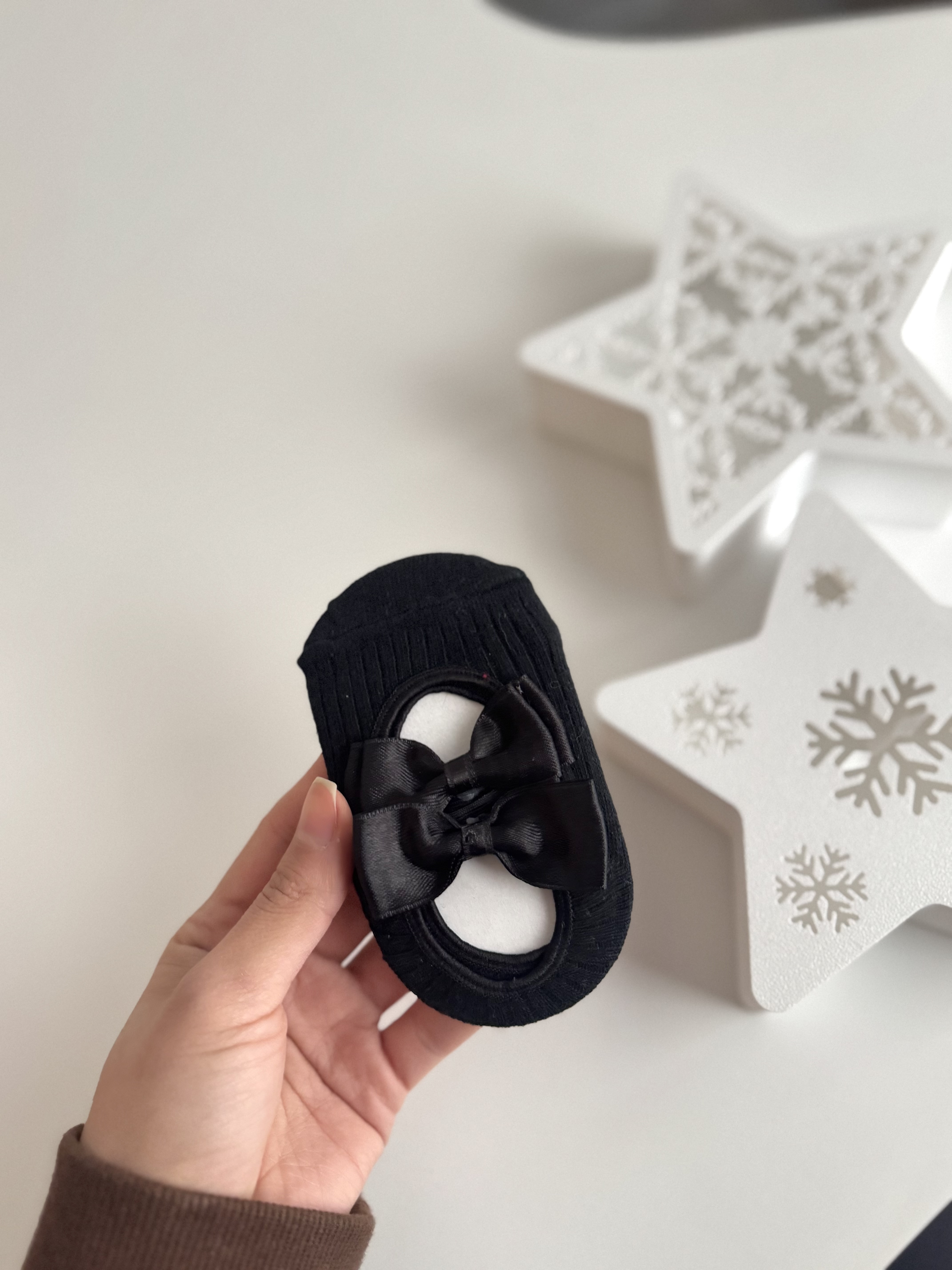 1/3 Yaş Siyah Babet Çorap