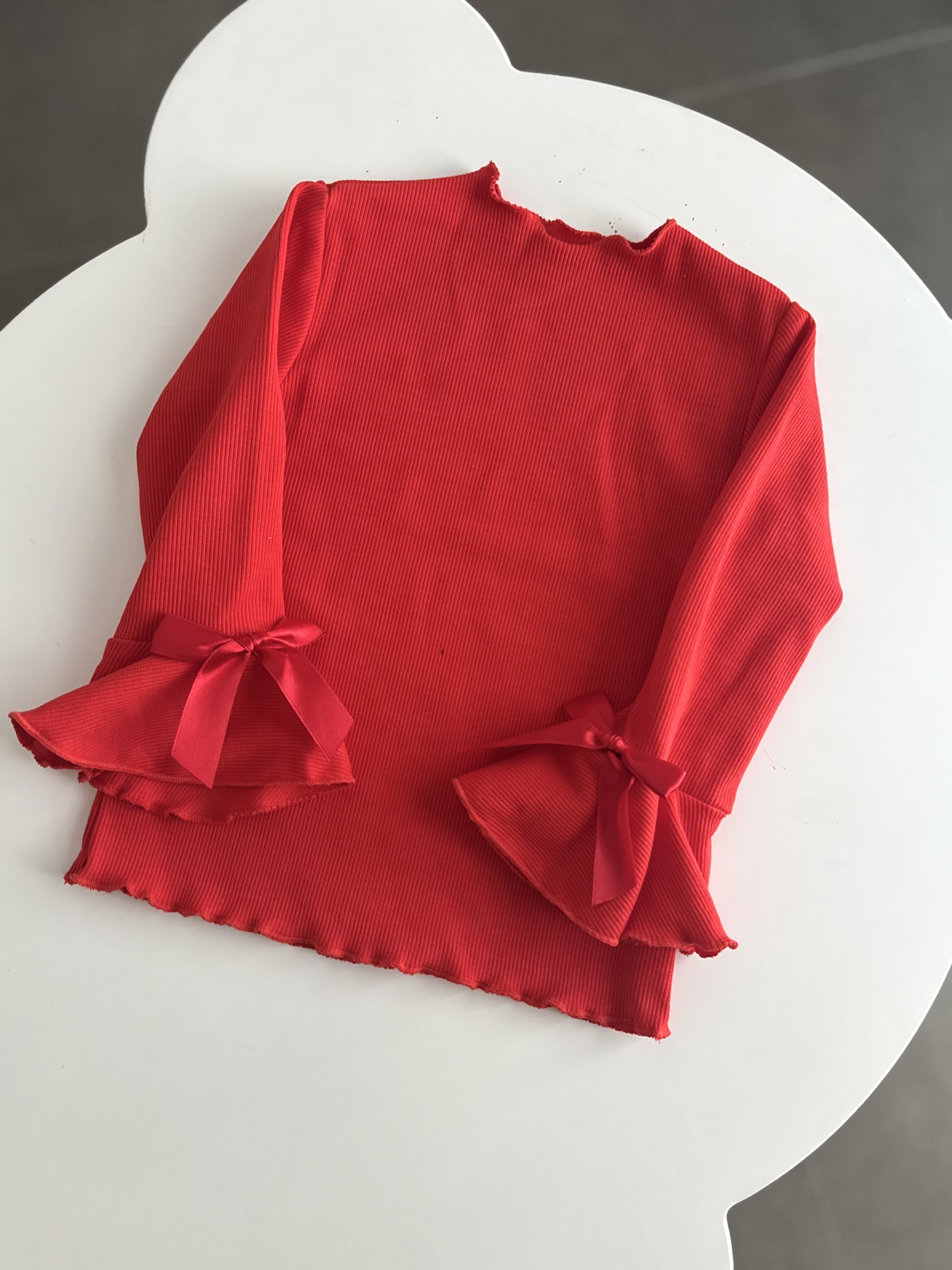 Kırmızı Prenses Kol Blüz