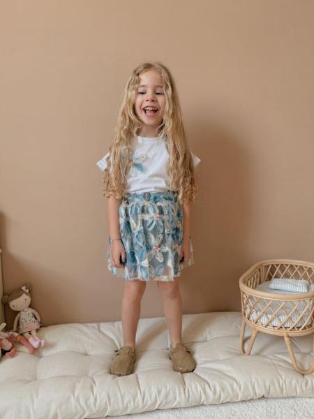 Çiçek İşlemeli Takım