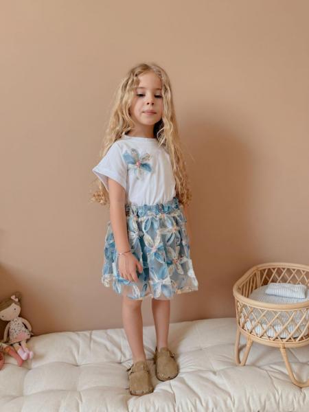 Çiçek İşlemeli Takım