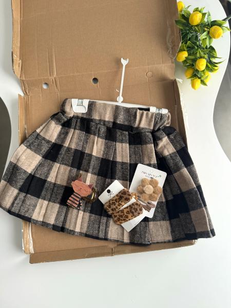 Süveterli Camel Kombin