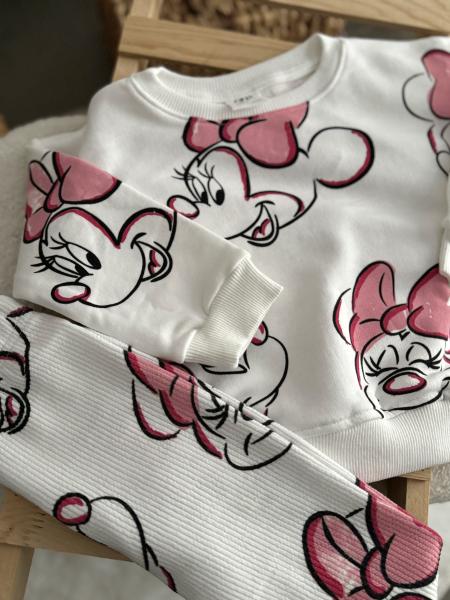 Minnie Baskılı Taytlı Takım